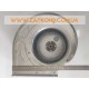 турбіна в металической улитке 227х234х12,7 мм