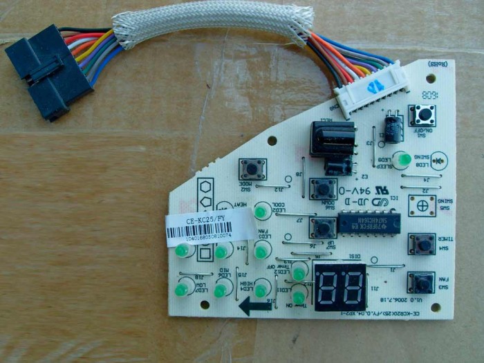 PCB indicator CE-KC25/FY (MWF1-09CR) без корпуса