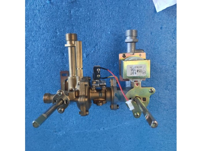 Вузол газовий та водяний для газового проточного водонагрівача (колонки) Zanussi GWH 10 Senso (Fonte) (2) 05#10T168