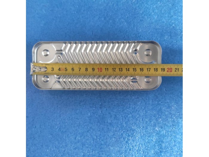 Теплообмінник вторинний пластинчатий ГВП на 10 пластин для газового котла ROYAL THERMO та Electrolux GBC (701AA08000017) 