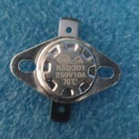 Термостат захисний KSD301 70C 250V10A для тепловентилятора Electrolux EFH/C-5120 KSD301 70C 250V10A