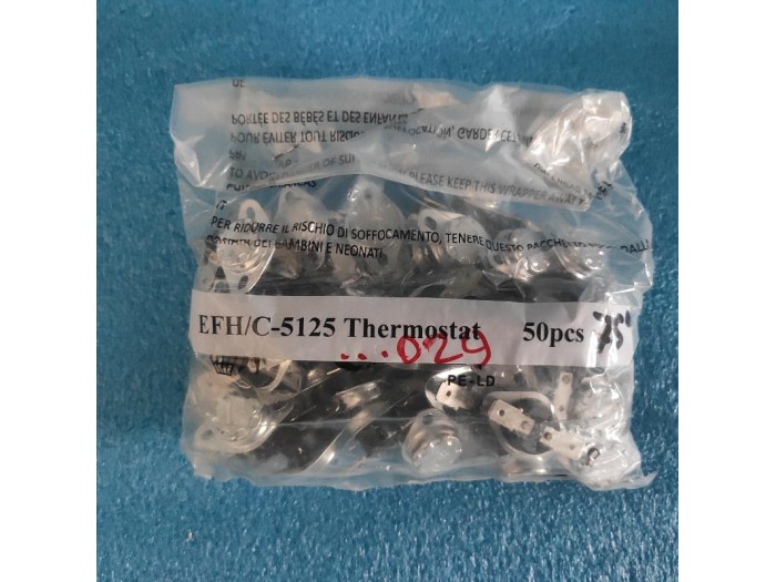 Термостат захисний для теплової гармати Electrolux EFH/C-5125 (KSD301 10A 75℃) KSD301 10A 75℃