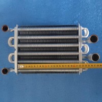 Теплообмінник бітермічний 225 мм 11-18 кВт 72 FIN для газового котла Electrolux, ROYAL THERMO (AA07000037) 