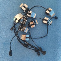 Датчик температури (термостат) накладний NTC ГВП для газового котла Royal Thermo, Electrolux (трубка 12 мм) 