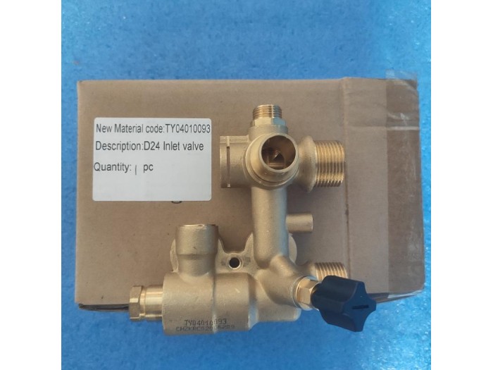 Блок гідравлічний вхідний латунний для газового котла 24 кВт, Royal Themo, Electrolux, Biasi 