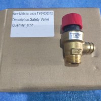 Запобіжний підривний клапан скиду 3 бар 1/2'' для газового котла Electrolux, ROYAL THERMO (TY04030012)