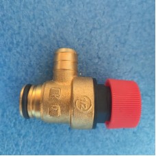 Клапан запобіжний, скидний 3 БАР для газового котла 24 кВт, Royal Themo, Electrolux, Biasi