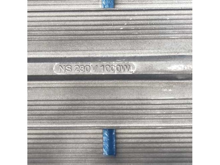 Плаский нагрівальний елемент нижній (ТЕН) 1000W інфрачервоного електричного конвектора ELECTROLUX Airheat 2 EIH/AG2-2000 E 670/115мм (7.03.01.00081)